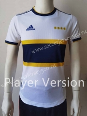 Player Version 2022-2023 Boca Juniors Away White Thailand Soccer Jersey AAA-807