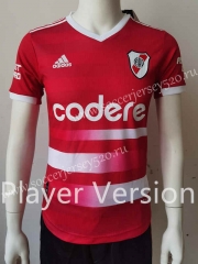 Player Version 2022-2023 River Plate Away Red Thailand Soccer Jersey AAA-807
