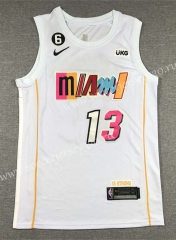 2022-2023 City Edition Miami Heat White #13 NBA Jersey-1380