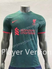 Player Version 2022-2023 Liverpool 2nd Away Green Thailand Soccer Jersey AAA-518