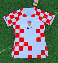 2022-2023 Croatia Home Red & White Women Thailand Soccer Jersey AAA-418