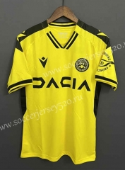 2022-2023 Udinese Calcio Away Yellow Thailand Soccer Jersey AAA-9171