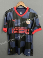 2022-2023 PSV Eindhoven Away Blue&Black Thailand Soccer Jersey AAA-9171
