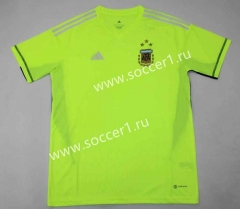 ( 3 Stars ) 2022-2023 Argentina Goalkeeper Green Thailand Soccer Jersey AAA
