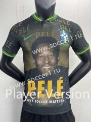 Player Version 2022-2023 Commemorative Version Brazil Black Thailand Soccer Jersey AAA-888