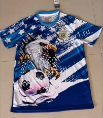 2022-2023 Commemorate Version Argentina Blue Thailand Soccer Jersey AAA-6895