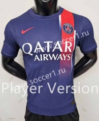 Player Version 2023-2024 Paris SG Royal Blue Thailand Soccer Jersey AAA