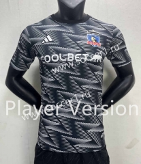 Player Version 2023-2024 Colo-Colo 3rd Away Black Thailand Soccer Jersey AAA-888