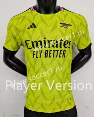 Player Version 2023-2024 Arsenal Green Thailand Soccer Jersey AAA
