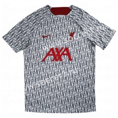 2023-2024 Liverpool Gray Thailand Training Soccer Jersey AAA-417