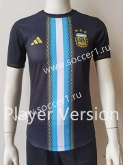Player Version2023-2024 Special Version Argentina Blue&Black Thailand Soccer Jersey AAA-807