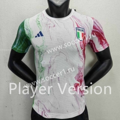 Player Version 2023-2024 Italy White Thailand Training Soccer Jersey-888