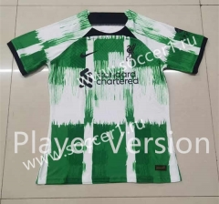 Player Version 2023-2024 Liverpool White&Green Thailand Training Soccer Jersey AAA-807