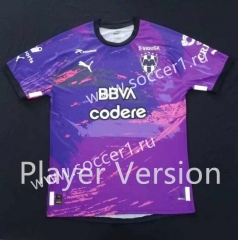 Player Version 2022-2023 Monterrey 2nd Away Purple Thailand Soccer Jersey AAA-912