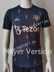Player Version 2022-2023 Manchester United Black Thailand Training Jersey AAA-807