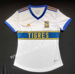 2023-2024 Tigres UANL 2nd Away White Women Thailand Soccer Jersey-912