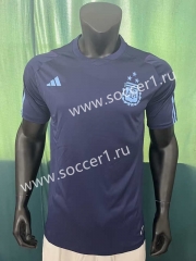 (3 Stars) 2022-2023 Argentina Royal Blue Thailand Training Soccer Jersey-305