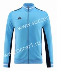 Sky Blue Thailand Soccer Jacket -LH