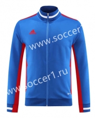Camouflage Blue Thailand Soccer Jacket -LH
