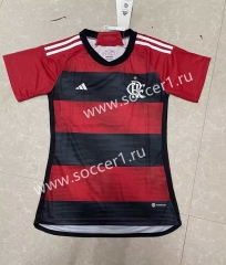 2023-2024 Flamengo Home Red&Black Women Thailand Soccer Jersey AAA-9409