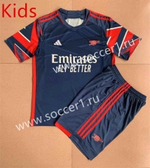 2023-2024 Concept Version Arsenal Royal Blue Kids/Youth Soccer Uniform-AY