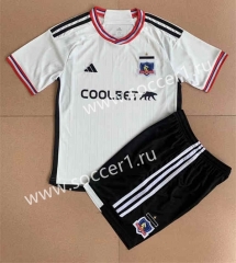 2023-2024 Colo-Colo Home White Soccer Unifrom-AY