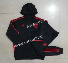 2023-2024 Bayern München Black Thailand Soccer Jacket Uniform With Hat-815