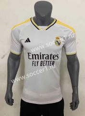 2023-2024 Real Madrid Home White Thailand Soccer Jersey AAA-416
