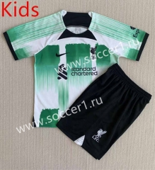 2023-2024 Concept Version Liverpool Green Kids/Youth Soccer Uniform-AY