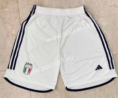 2023-2024 Italy Away White Thailand Soccer Shorts-6749