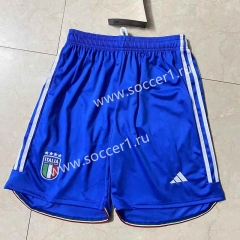 2023-2024 Italy Home Blue Thailand Soccer Shorts-6749