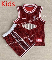Joint Version 2023-2024 Liverpool Red Kids/Youth Soccer Vest Uniform-AY