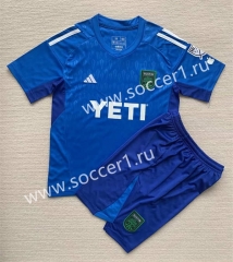 2023-2024 Austin FC Goalkeeper Blue Soccer Uniform-AY