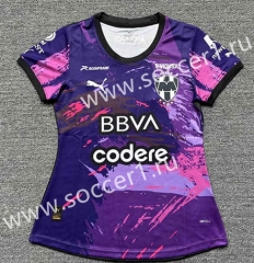 2022-2023 Monterrey 2nd Away Purple Thailand Women Soccer Jersey AAA-4927