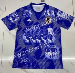 2023-2024 Commemorative Version Japan Blue Thailand Soccer Jersey AAA-4927