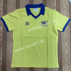 Retro Version 71-79 Arsenal Yellow Thailand Soccer Jersey AAA-6590