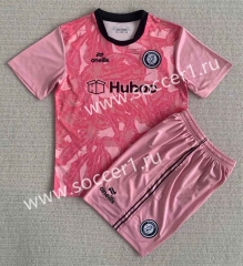 2023-2024 Bristol City Goalkeeper Pink Soccer Uniform-AY