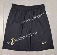 2023-2024 Corinthians Black Thailand Soccer Shorts-2886