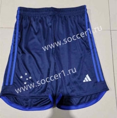 2023-2024 Cruzeiro EC Away Royal Blue Thailand Soccer Shorts-2886