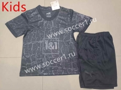 2023-2024 Borussia Dortmund Black Kids/Youth Soccer Uniform-507