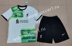 2023-2024 Liverpool Away White&Green Soccer Uniform-718