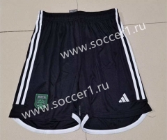 2023-2024 Austin Home Black Thailand Soccer Shorts-2886