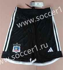 2023-2024 Colo-Colo Home Black Thailand Soccer Shorts-2886