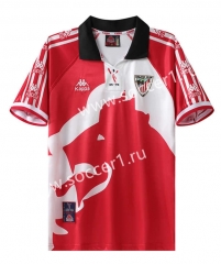 Retro Version 97-98 Centenary Athletic Bilbao Home Red Thailand Soccer Jersey AAA-7505