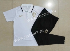 2023-2024 Corinthians White Thailand Polo Uniform-815