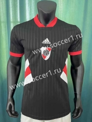 Retro Version River Plate Black Thailand Soccer Jersey AAA-305