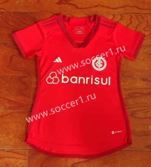 2023-2024 Brazil SC Internacional Home Red Women Thailand Soccer Jersey AAA-9663