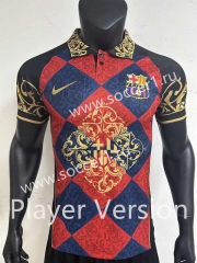 Player Version 2023-2024 Special Version Barcelona Red&Blue Thailand Soccer Jersey AAA-8407