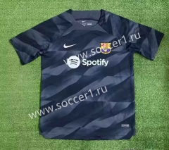 2023-2024 Barcelona Black Thailand Soccer Jersey AAA-7404