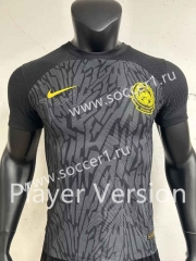 Player Version 2023-2024 Malaysia Away Black&Gray Thailand Soccer Jersey AAA-8407